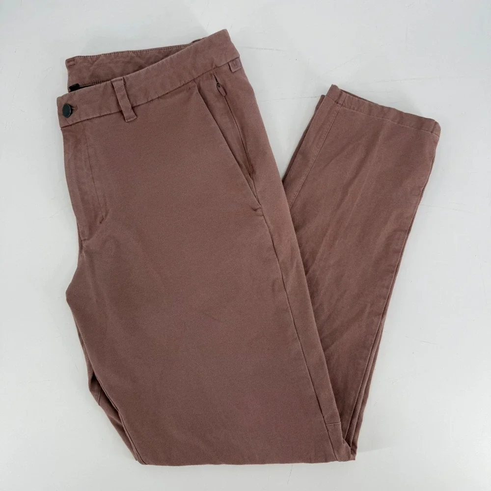 Lululemon Commission Pant Classic 36 Earth Color Clay Stretch Chino Trousers
